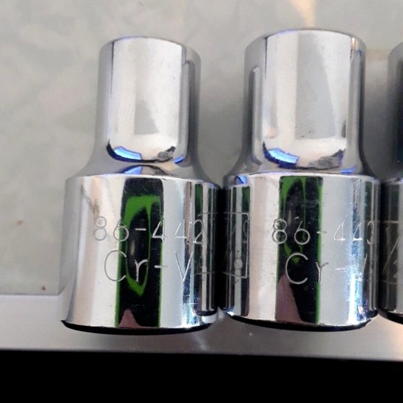 Stanley Socket Set 86-442 86-444 86 -445 Cr-V Various Sizes - Picture 2 of 7